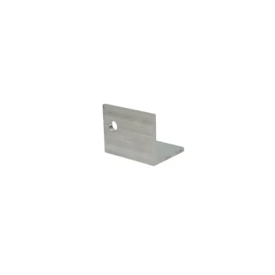 Clema fixare L pentru acoperis tabla cu 1 gaura prinderi panou solar fotovoltaic - imagine 4