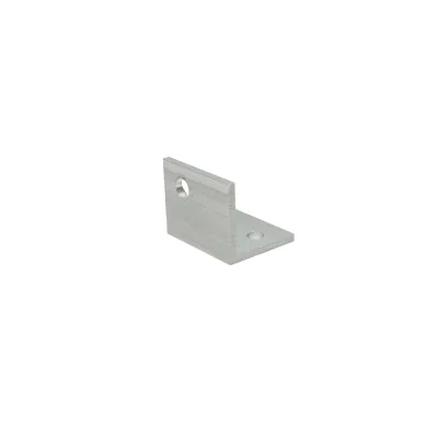 Clema fixare L pentru acoperis tabla cu 2 gauri, prinderi panou solar fotovoltaic - imagine 3