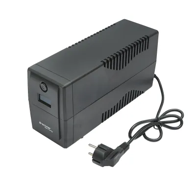 UPS 800VA/480W cu baterie 9Ah si 2 prize schuko, LCD, USB, AVR Breckner Germany - imagine 5