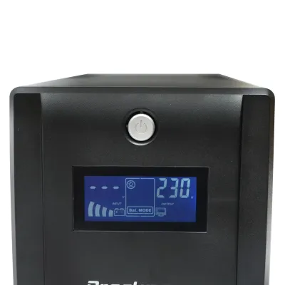 UPS 1500VA/900W cu baterii 2x9Ah si 4 prize schuko, LCD, USB, AVR Breckner Germany - imagine 4