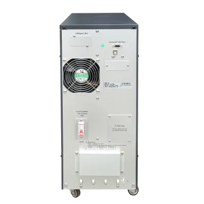 UPS monofazic 6KVA/6KW cu baterii 16x9Ah LCD, USB, AVR Breckner Germany - imagine 2