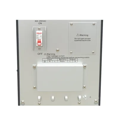 UPS monofazic 6KVA/6KW cu baterii 16x9Ah LCD, USB, AVR Breckner Germany - imagine 5