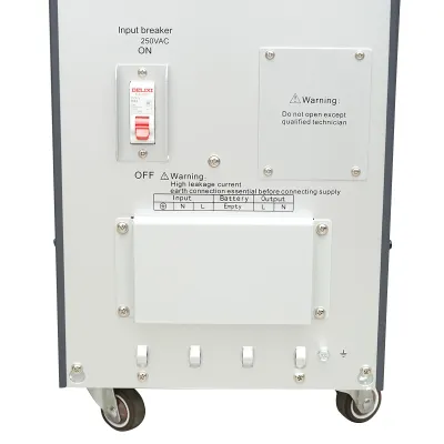 UPS monofazic 10KVA/10KW cu baterii 16x9Ah LCD, USB, AVR Breckner Germany - imagine 7