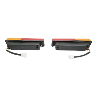 Set lampi spate 12V stop si semnalizare stanga/dreapta 301x65x100mm - imagine 2