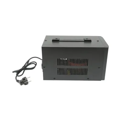 Stabilizator automat de tensiune 500VA, 300W, 140-250VAC cu releu monofazat, 1 priza Schuko 230V, afisaj LCD Breckner Germany - imagine 5