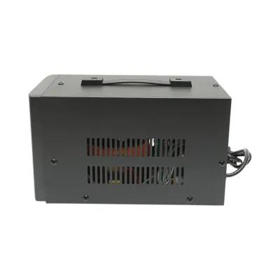 Stabilizator automat de tensiune 1000VA, 600W, 140-250VAC cu releu monofazat, 1 priza Schuko 230V, afisaj LCD Breckner Germany - imagine 2