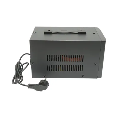 Stabilizator automat de tensiune 1000VA, 600W, 140-250VAC cu releu monofazat, 1 priza Schuko 230V, afisaj LCD Breckner Germany - imagine 5
