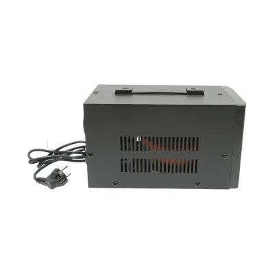 Stabilizator automat de tensiune 2000VA, 1200W, 140-250VAC cu releu monofazat, 2 prize Schuko 230V, afisaj LCD Breckner Germany - imagine 5