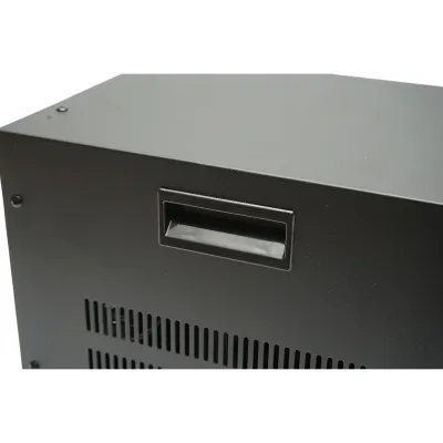 Stabilizator automat de tensiune 3000VA, 1800W, 140-250VAC cu releu monofazat, bypass, conexiune borne, afisaj LCD Breckner Germany - imagine 9