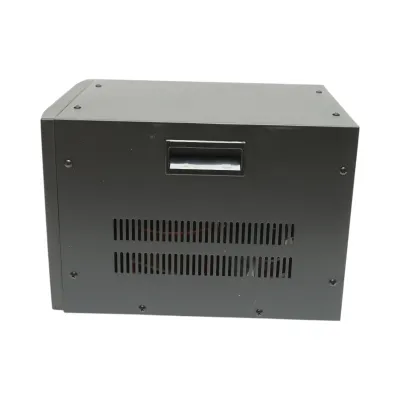 Stabilizator automat de tensiune 3000VA, 1800W, 140-250VAC cu releu monofazat, bypass, conexiune borne, afisaj LCD Breckner Germany - imagine 2