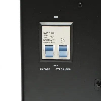 Stabilizator automat de tensiune 3000VA, 1800W, 140-250VAC cu releu monofazat, bypass, conexiune borne, afisaj LCD Breckner Germany - imagine 7