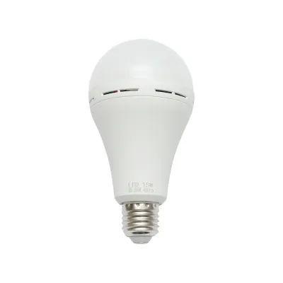 Bec LED 15W, 220V, E27, lumina rece 6500K, emergenta cu sistem de avarie si baterie reincarcabila 1200mah