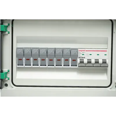 Tablou sigurante echipat trifazat 12 module pentru sisteme fotovoltaice 10-20kW Breckner Germany - imagine 3