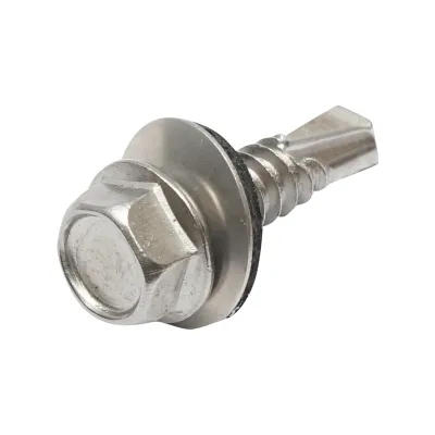 Surub 4.8x25mm DIN7504K autoforant cu garnitura EPDM pentru mini sina panouri solare fotovoltaice Breckner Germany - imagine 3