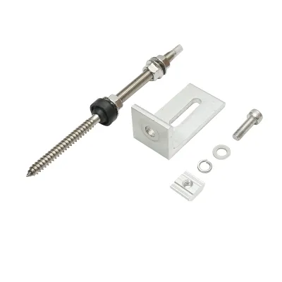 Kit clema si surub prinderi panou solar fotovoltaic sistem A, 20mm Breckner Germany - imagine 3