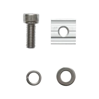 Set surub cu piulita M8x25mm pentru sistem A, 20mm - imagine 4
