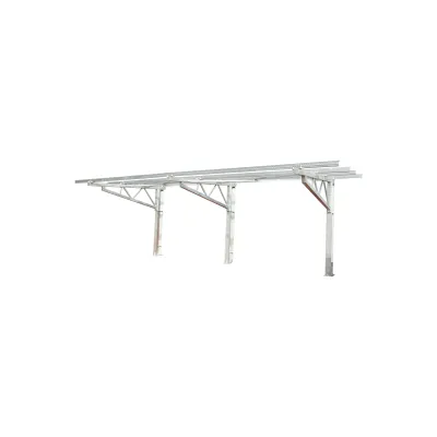 Carport 2 masini 9.3m cu sistem structura prinderi panouri solare fotovoltaice(660W) 9.24KW - imagine 2
