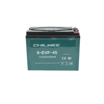 Baterie VRLA cu gel pentru bicicleta electrica cu grafen 6-EVF-45, 12V, 52Ah-20HR CHILWEE