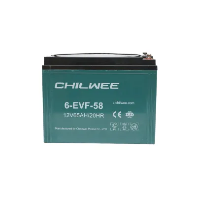 Baterie VRLA cu gel pentru bicicleta electrica cu grafen 6-EVF-58, 12V, 65AH-20HR CHILWEE