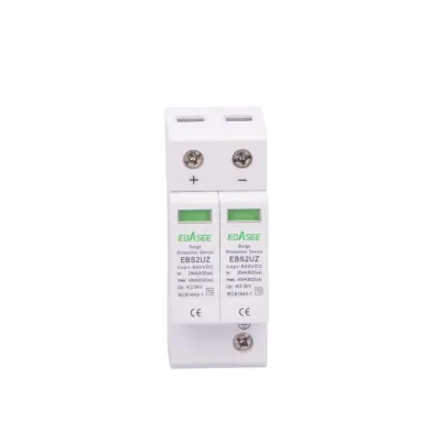 Descarcator supratensiune cu semnalizare pentru sisteme fotovoltaite 2P, 20-40KA, 600VDC EBS2UZ