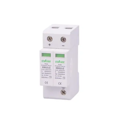 Descarcator supratensiune cu semnalizare pentru sisteme fotovoltaite 2P, 20-40KA, 600VDC EBS2UZ - imagine 2
