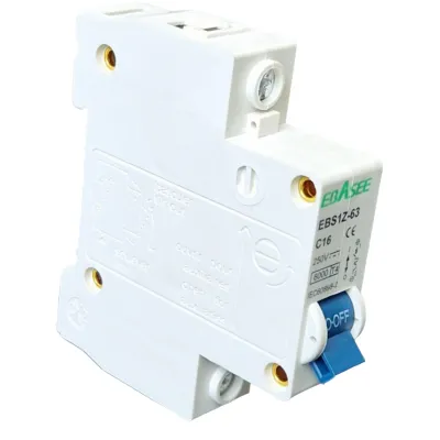 Siguranta automata tip intreruptor 1P, 16A 250V, EBS1Z-63, Ebasee - imagine 3