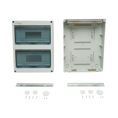 Tablou electric aplicat 2 randuri, 24 module 270x350x130mm IP65 Breckner Germany - imagine 3