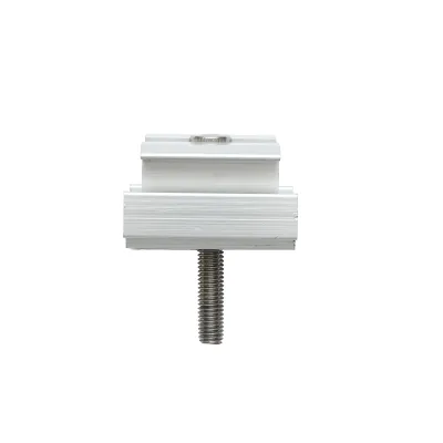 Clema intermediara 35mm cu surub M8x55mm-prinderi panou solar fotovoltaic, pentru sistem LF74, LT24 - imagine 3