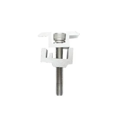 Clema intermediara 35mm cu surub M8x55mm-prinderi panou solar fotovoltaic, pentru sistem LF74, LT24 - imagine 2