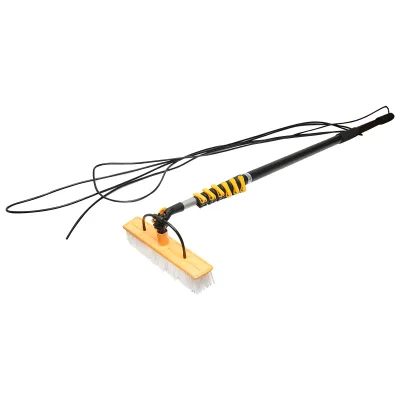 Sistem de curatare cu pompa 12-24-220V si brat cu perie telescopic max la 8.5M pentru panouri solare fotovoltaice - imagine 2