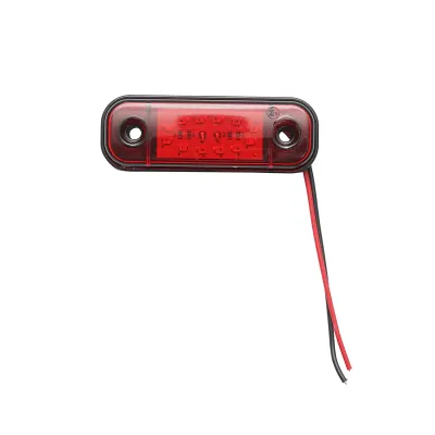 Lampa laterala gabarit slim LED 12-24V rosie 84x24mm FR0175 Breckner Germany