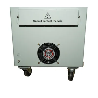 Stabilizator automat de tensiune 20KVA trifazat cu servomotor bypass, afisaj LCD Breckner Germany - imagine 8