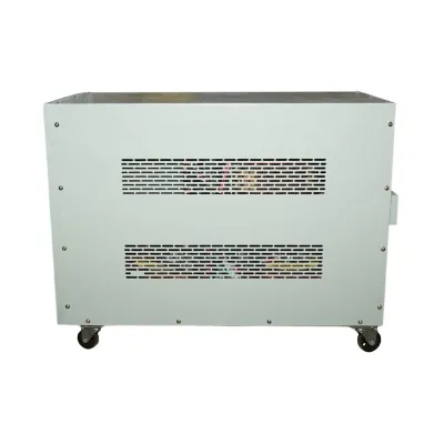 Stabilizator automat de tensiune 20KVA trifazat cu servomotor bypass, afisaj LCD Breckner Germany - imagine 3