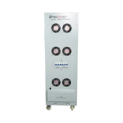 Stabilizator automat de tensiune 80KVA trifazat cu servomotor, bypass, afisaj LCD Breckner Germany - imagine 5