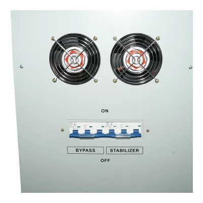 Stabilizator automat de tensiune 80KVA trifazat cu servomotor, bypass, afisaj LCD Breckner Germany - imagine 8