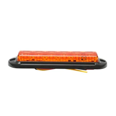 Lampa laterala gabarit slim LED 12-24V galbena 160x36mm FR1286Y Breckner Germany - imagine 2