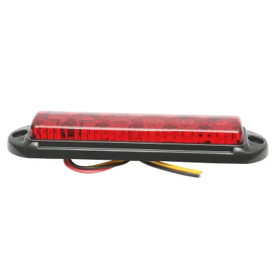 Lampa laterala gabarit slim rosie LED 12-24V, galbena FR1286R Breckner Germany - imagine 2