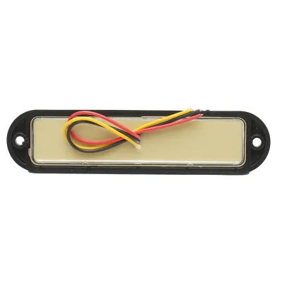 Lampa laterala gabarit slim alba LED 12-24V, galbena FR1286W Breckner Germany - imagine 3