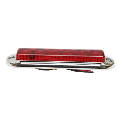 Lampa laterala gabarit slim rosie cromata LED 12-24V, galbena FR1286CR Breckner Germany - imagine 3