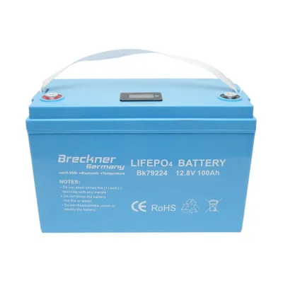 Baterie Li-ion LiFePO4 12.8V, 100Ah cu BMS, Bluetooth si protectie temperatura IP54 Breckner Germany