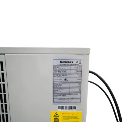 Pompa de caldura pentru piscina 25-40 mc, 220V, 10.5kW SPRSUN - imagine 8