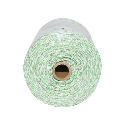 Rola fir verde-alb fi 3mm 6x0.3mm SS 0.31 Ohm/m, 500m gard electric Breckner Germany - imagine 4