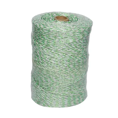 Rola fir verde-alb fi 3mm 6x0.3mm SS 0.31 Ohm/m, 500m gard electric Breckner Germany - imagine 3