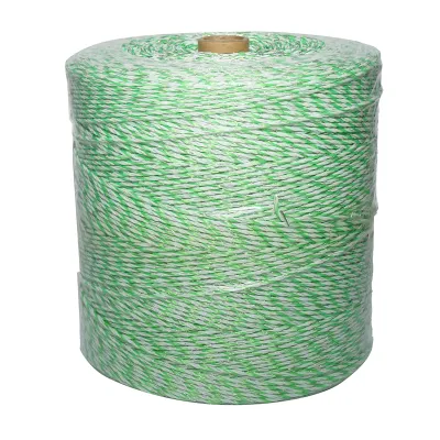 Rola fir verde fluorescent-alb fi 2.5mm 3x0.2mm SS, 1x0.25mm Cu, 1000m gard electric Breckner Germany - imagine 3