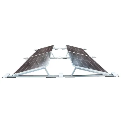 Sistem montaj, structura prinderi 10 panouri solare Est-Vest din otel galvanizat cu profil triunghiular 1700mm - imagine 9