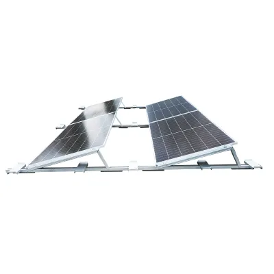 Sistem montaj, structura prinderi 10 panouri solare Est-Vest din otel galvanizat cu profil triunghiular 1700mm - imagine 6