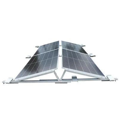 Sistem montaj, structura prinderi 10 panouri solare Est-Vest din otel galvanizat cu profil triunghiular 1700mm - imagine 4