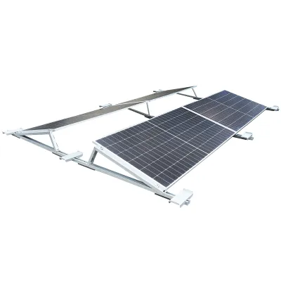 Sistem montaj, structura prinderi 10 panouri solare Est-Vest din otel galvanizat cu profil triunghiular 1700mm - imagine 8