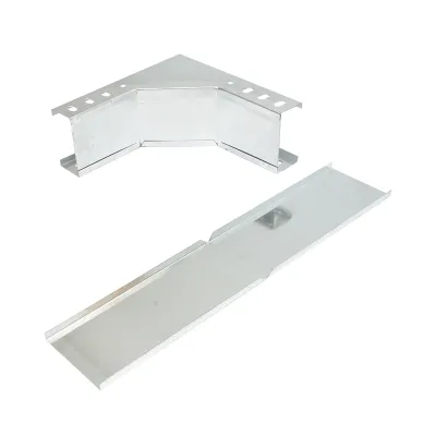 Cot vertical 90 grade de urcare din otel galvanizat pentru jgheab 100x50mm - imagine 2