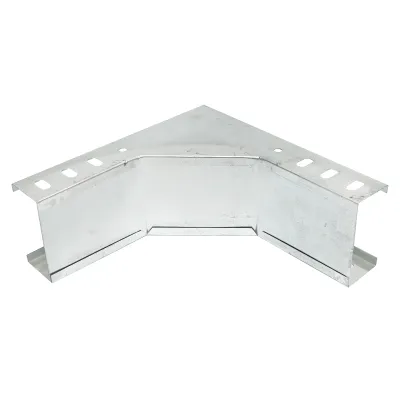 Cot vertical 90 grade de urcare din otel galvanizat pentru jgheab 100x50mm - imagine 3